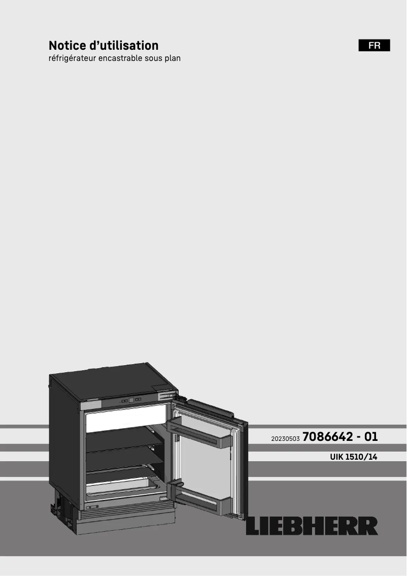 First page image of the manual for UIK 1510