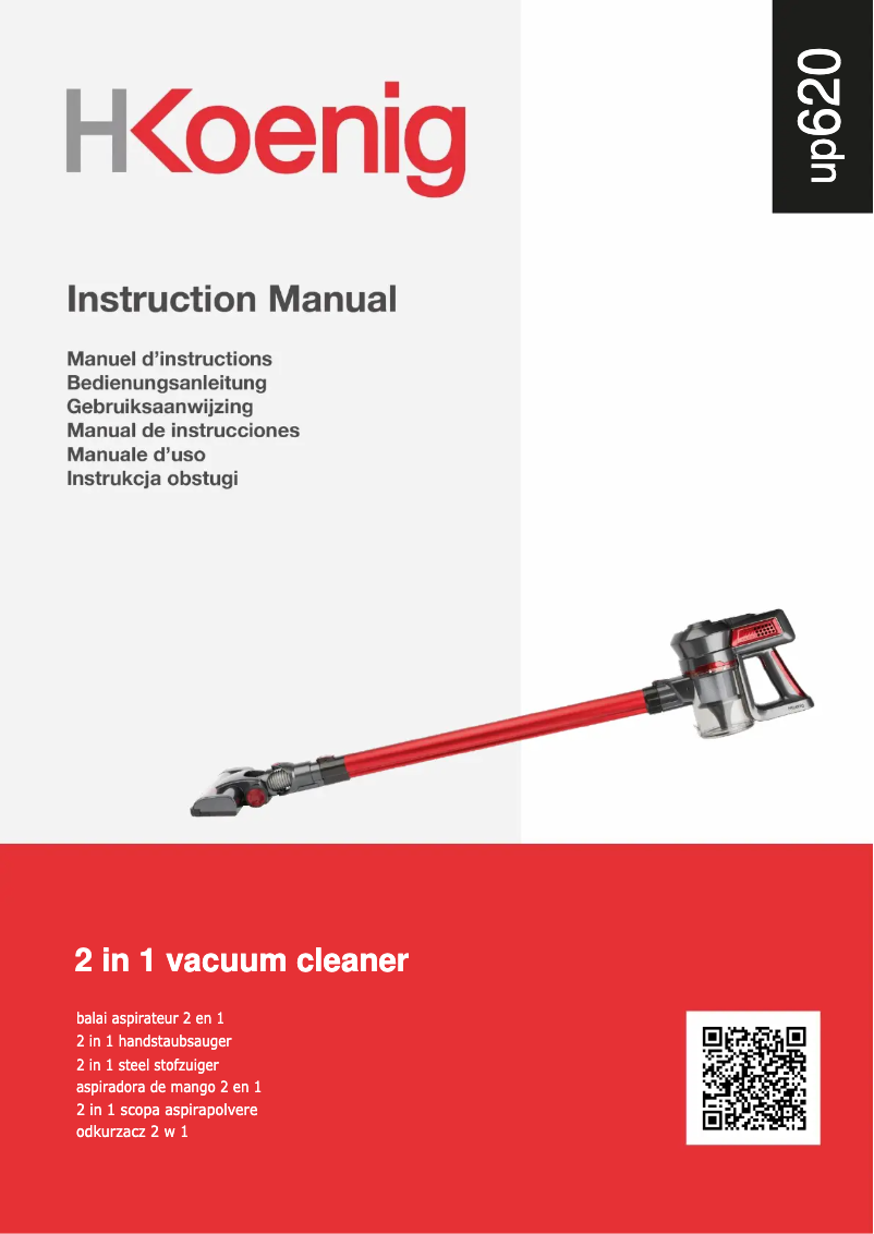 Page 1 of the manual User Manual H.Koenig UP620