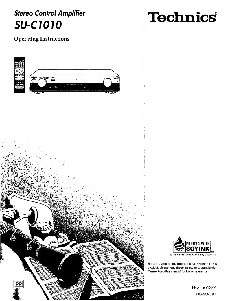 First page image of the manual for SU-C1010