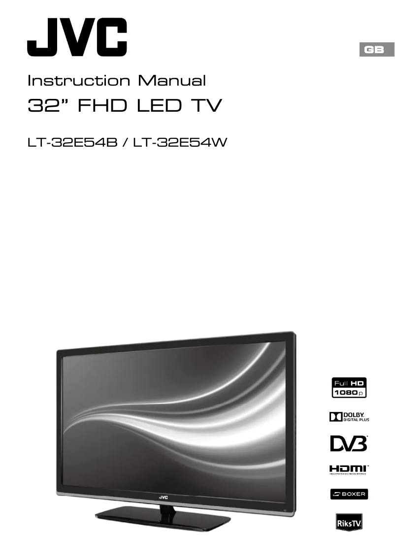 First page image of the manual for LT-32E54W