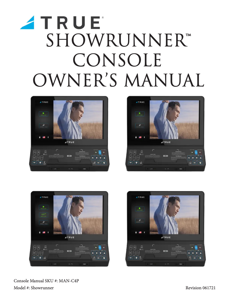 First page image of the manual for Showrunner