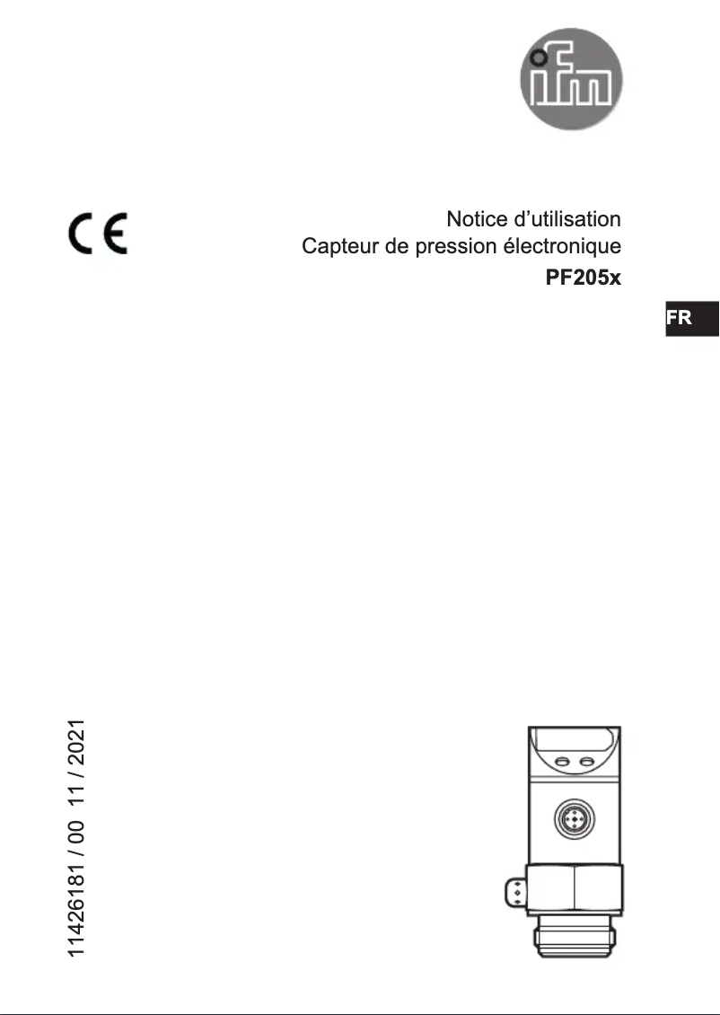 First page image of the manual for PF2056