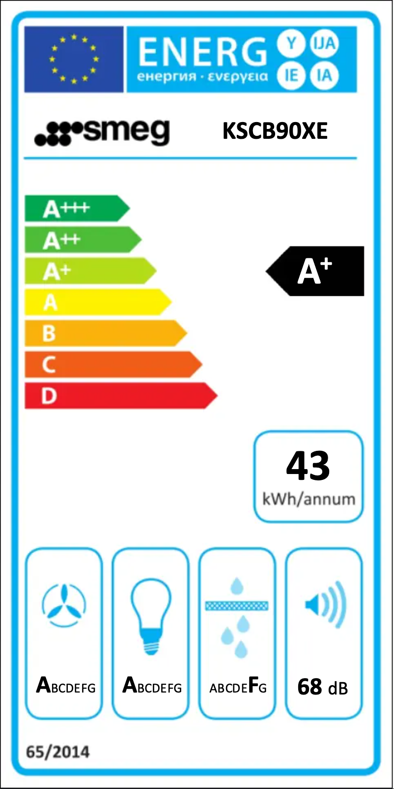 First page image of the manual for KSCB90XE