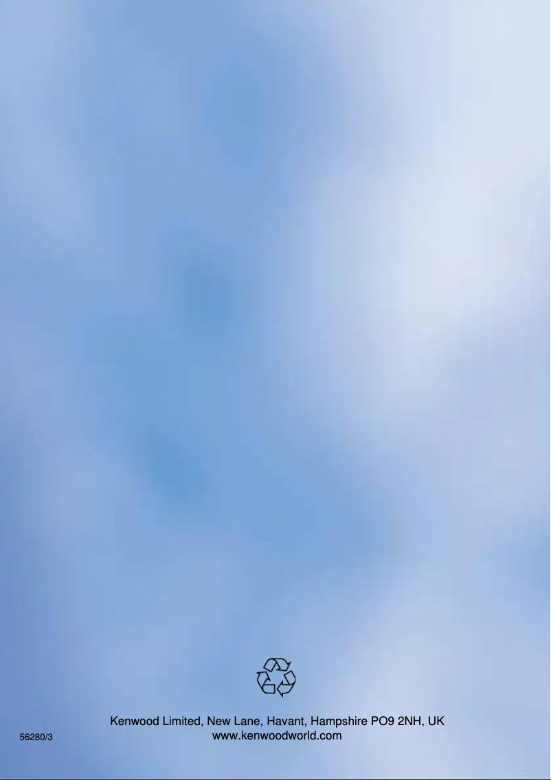 Page 1 of the manual User Manual Kenwood MX272