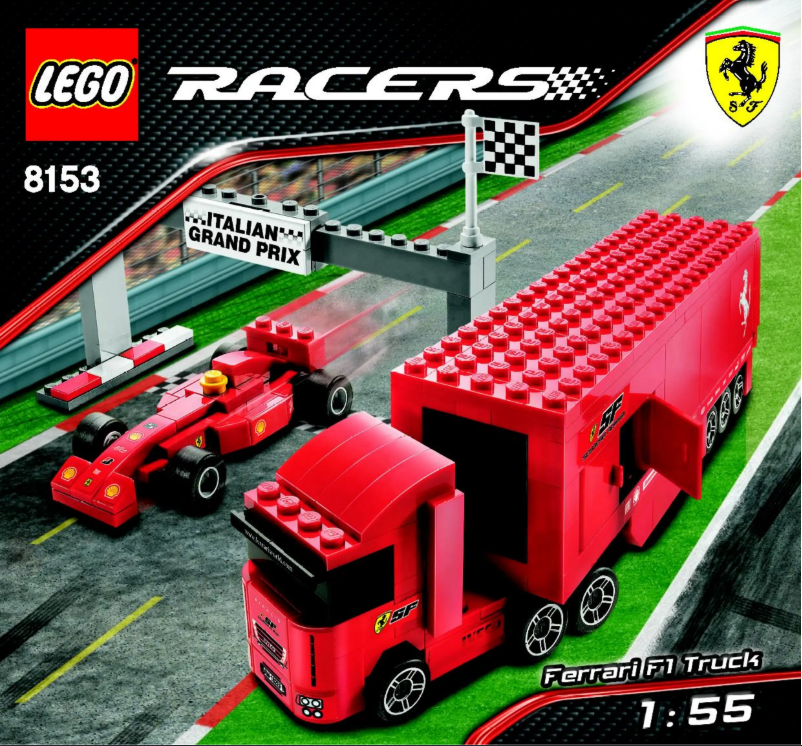 Page 1 of the manual User Manual Lego Ferrari F1 Truck