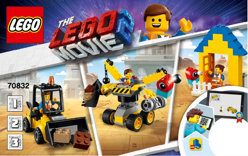 Page 1 of the manual User Manual Lego Movie 2 70832