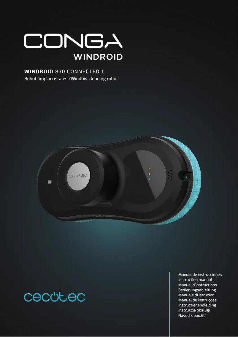 First page image of the manual for Conga WinDroid 870 Connected T