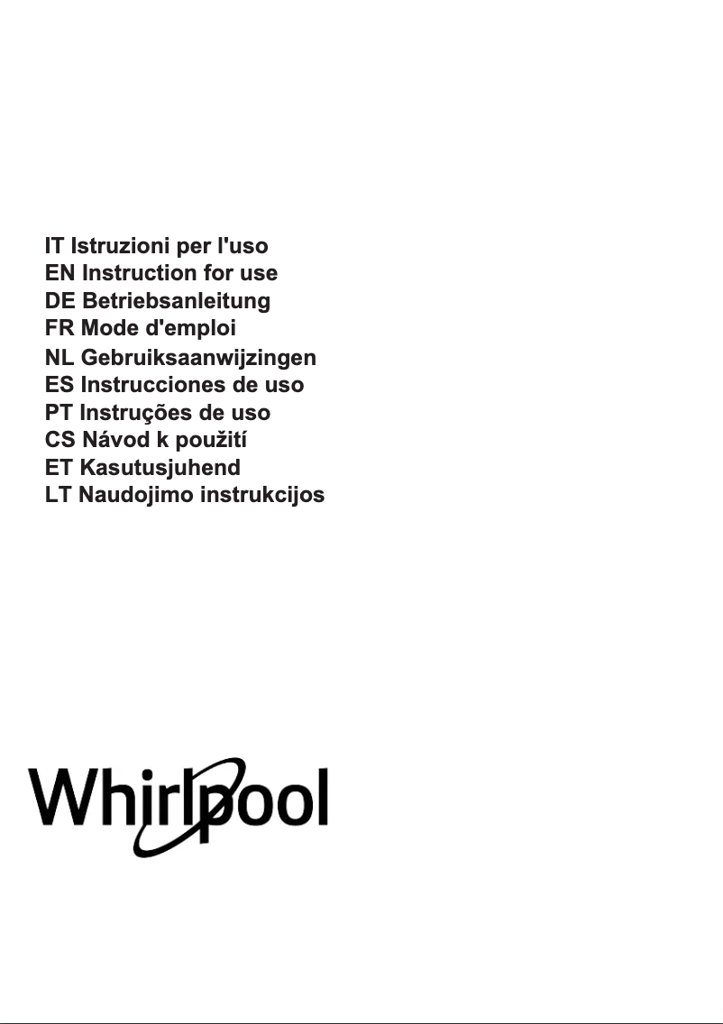 First page image of the manual for WVH1065B