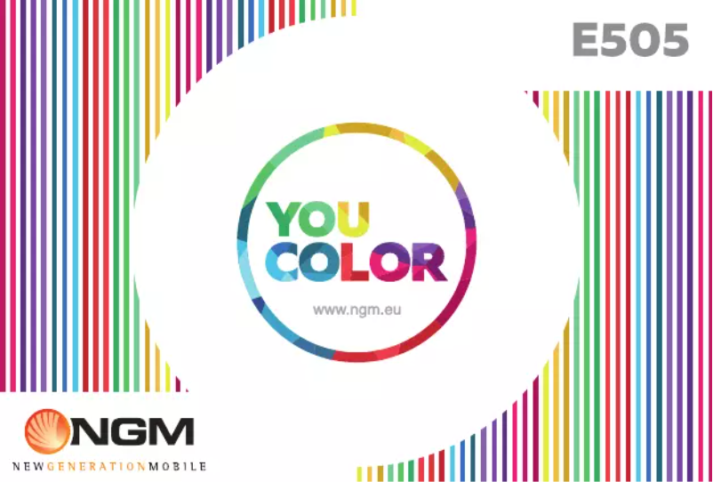 Page 1 of the manual User Manual NGM-Mobile YC-E505/TT