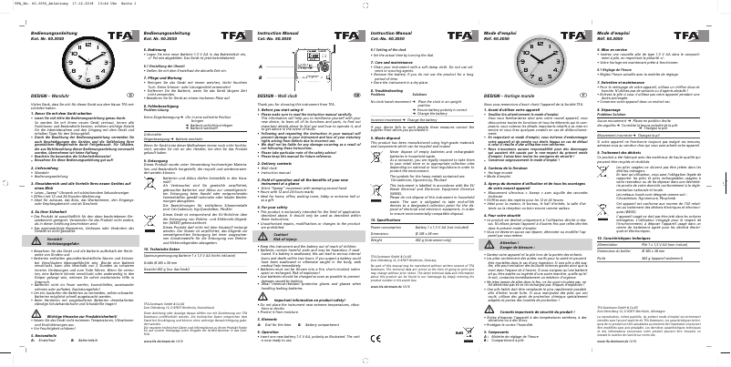 First page image of the manual for 60.3050.01