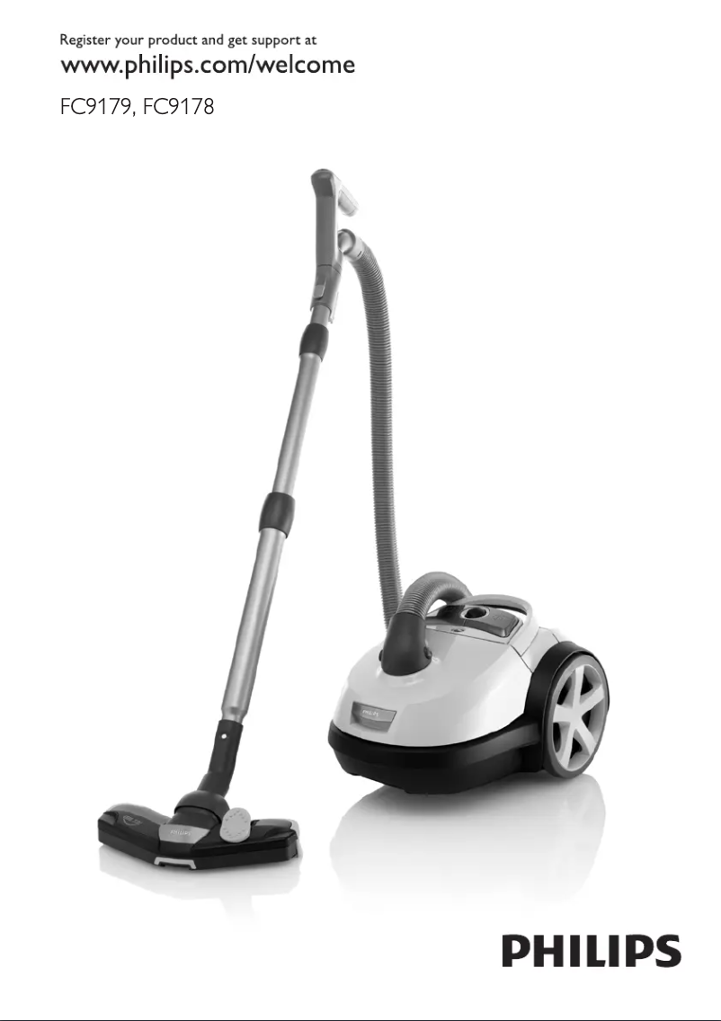 Page 1 of the manual User Manual Philips Performer FC9178