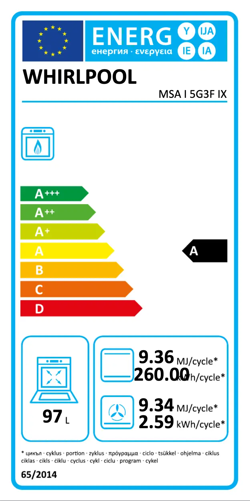 First page image of the manual for MSA I 5G3F IX