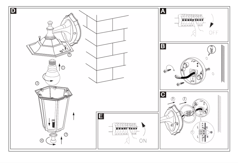 First page image of the manual for Laterna 5