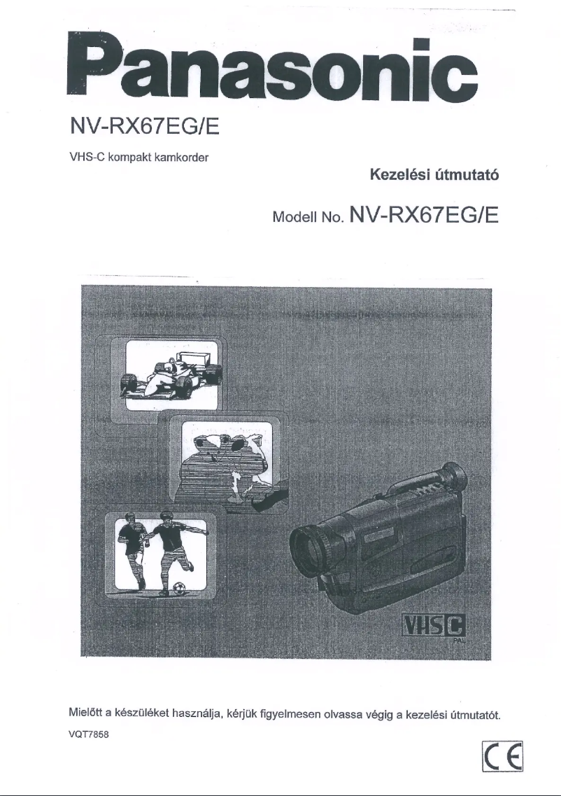 Page 1 of the manual User Manual Panasonic NV-RX67