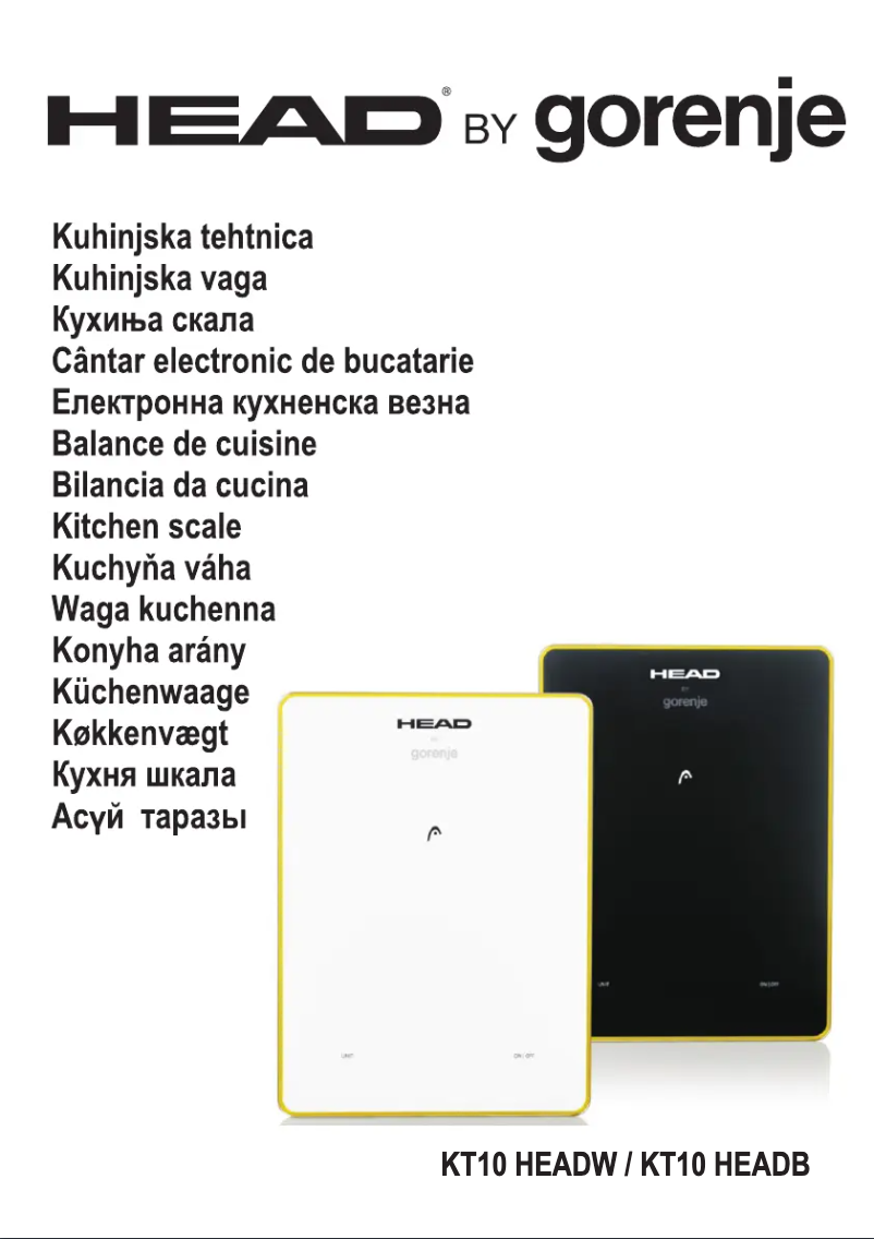 Image de la première page du manuel de l'appareil KT10 HEADW