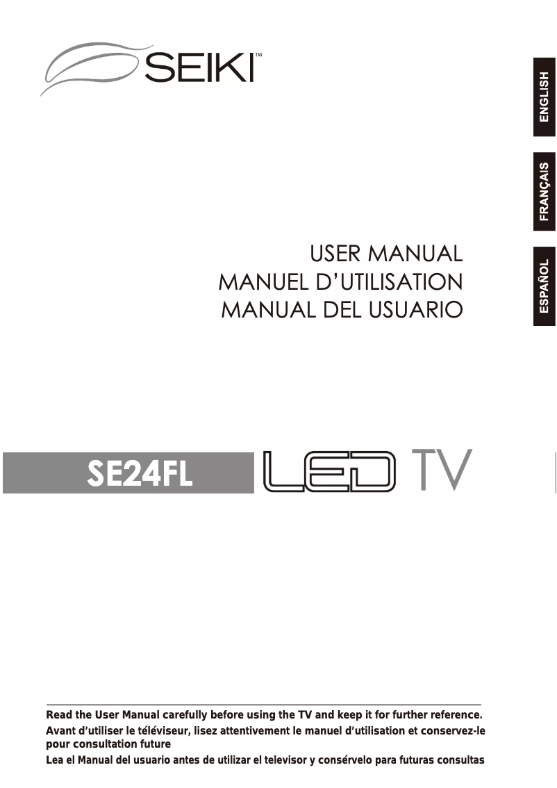 First page image of the manual for SE24FL