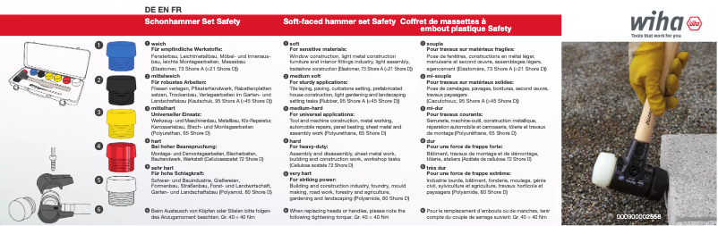 Page 1 of the manual User Manual Wiha 44008