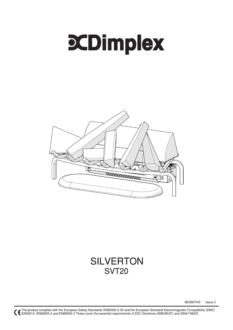 First page image of the manual for SVT20