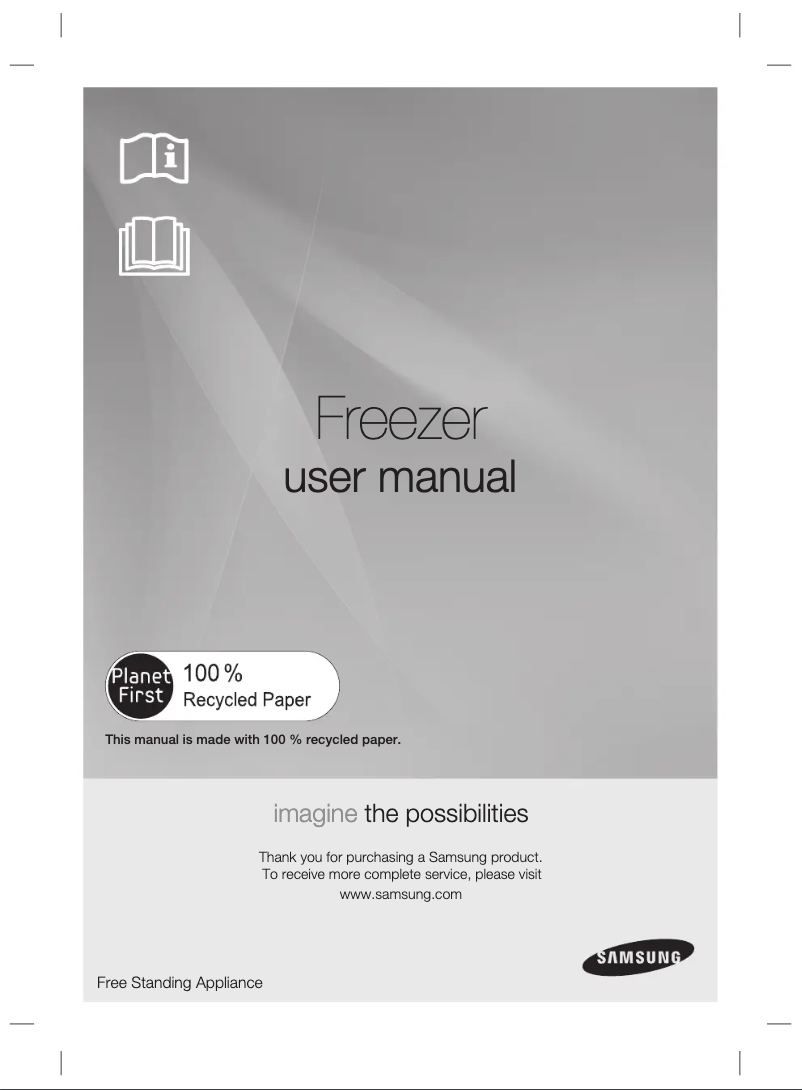 First page image of the manual for RZ20AEESW