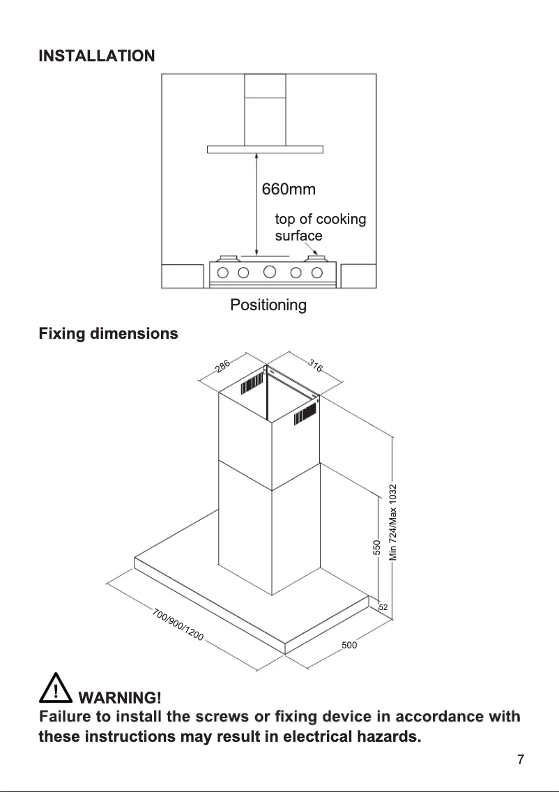 First page image of the manual for PC1200SNL