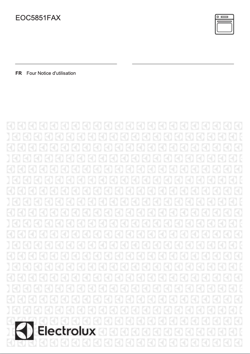 Page 1 of the manual User Manual Electrolux EOC5851AAX