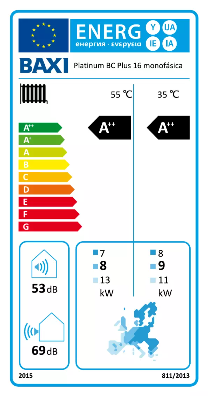 Page 1 of the manual User Manual Baxi 16MR