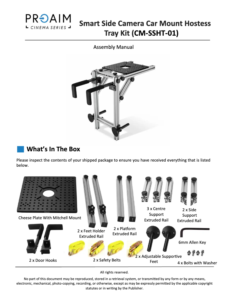 First page image of the manual for CM-SSHT-01
