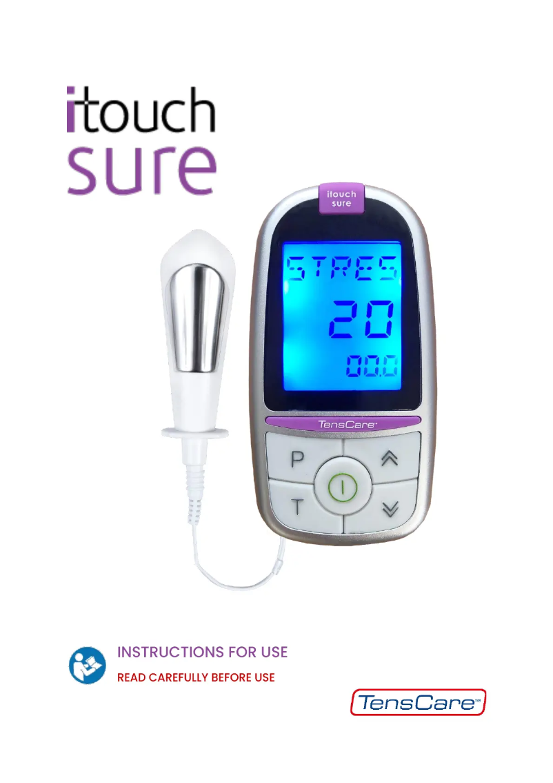 First page image of the manual for iTouch Sure