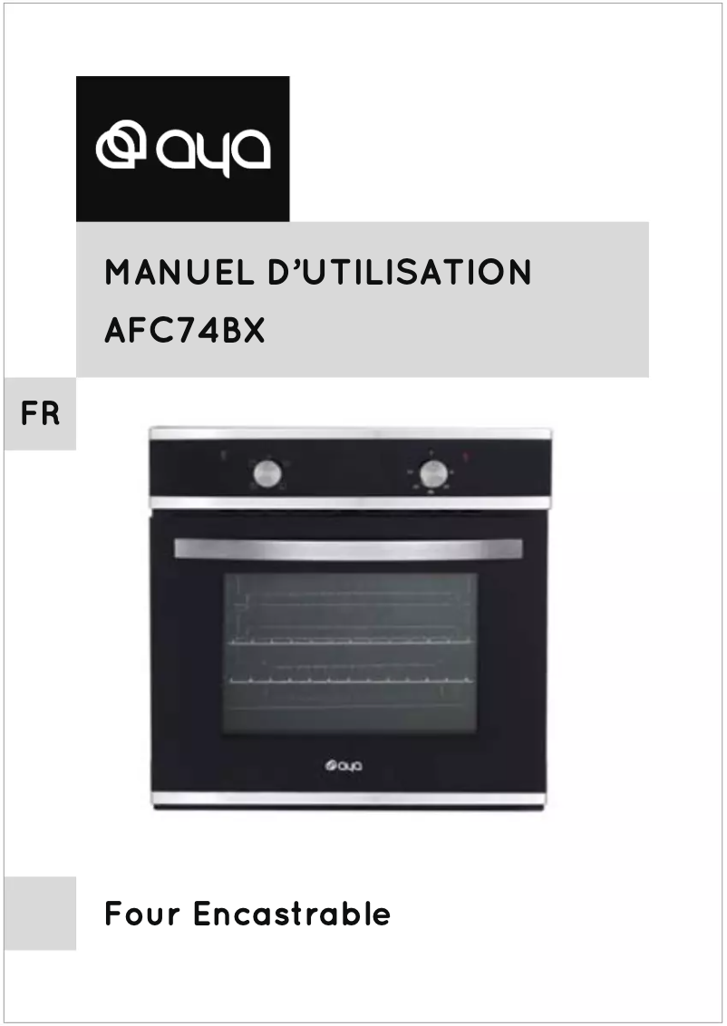 First page image of the manual for AFC74BX