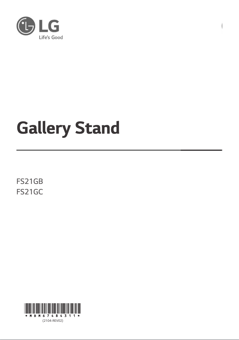 Page 1 of the manual User Manual LG FS21GB