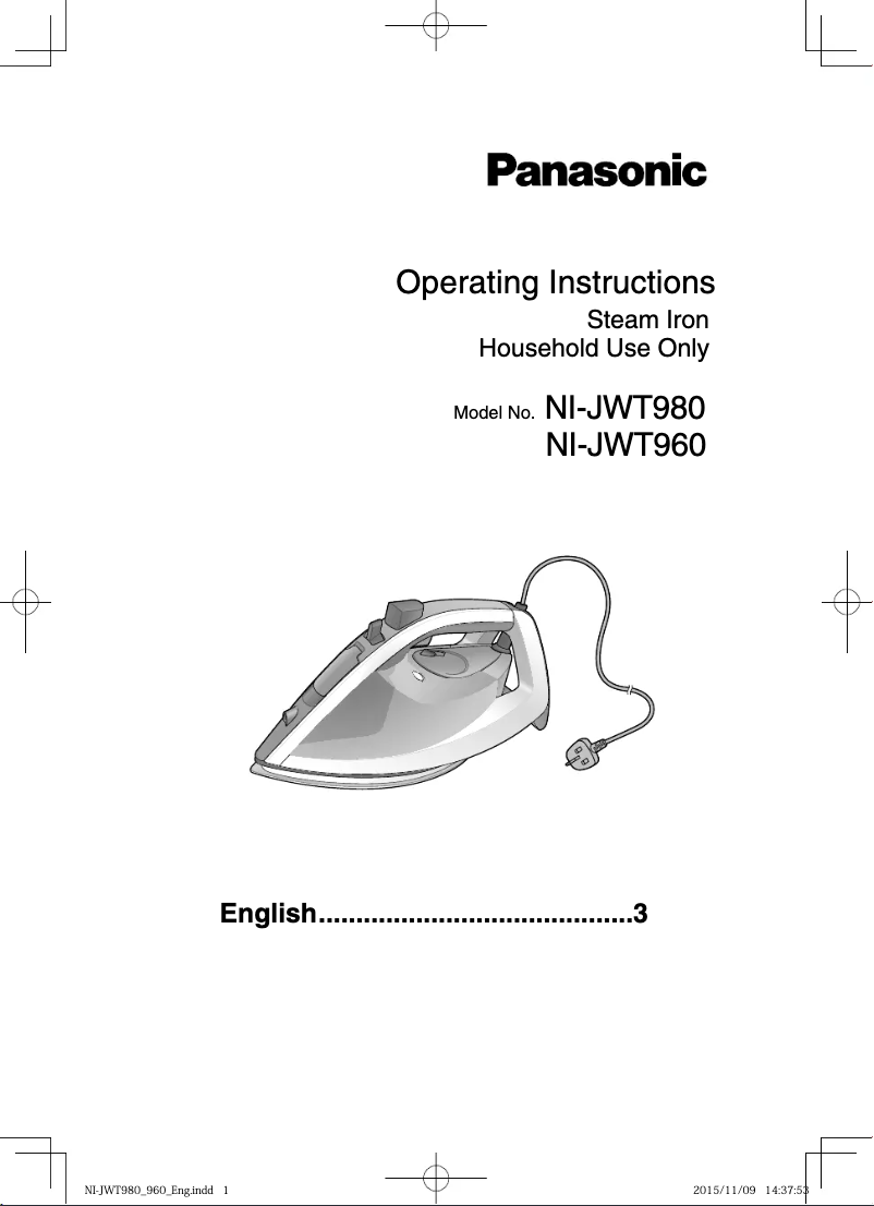 First page image of the manual for NI-JWT960