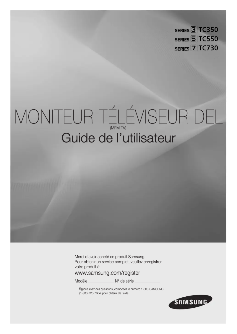 Page 1 of the manual User Manual Samsung T22C350ND