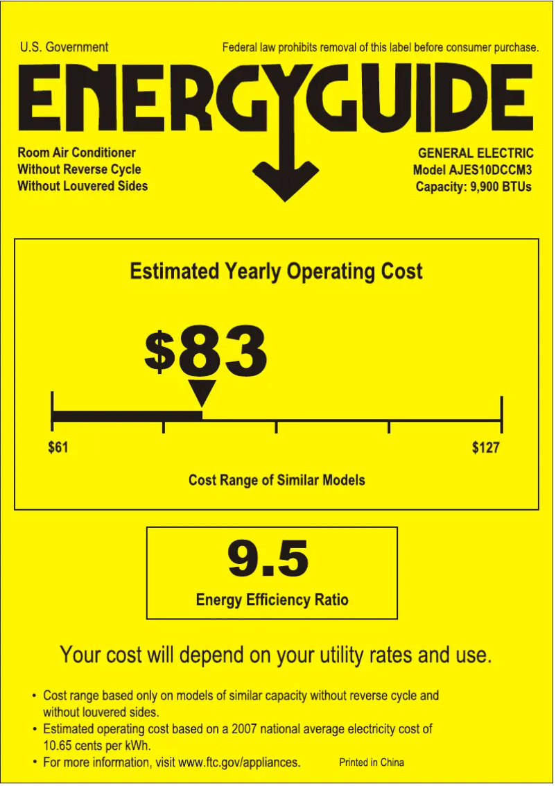 First page image of the manual for AJES10DCC
