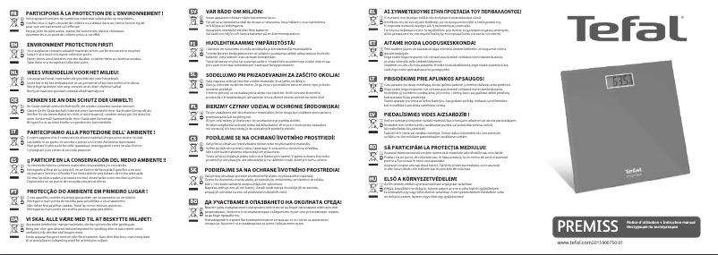 Page 1 of the manual User Manual Tefal Premiss PP1070