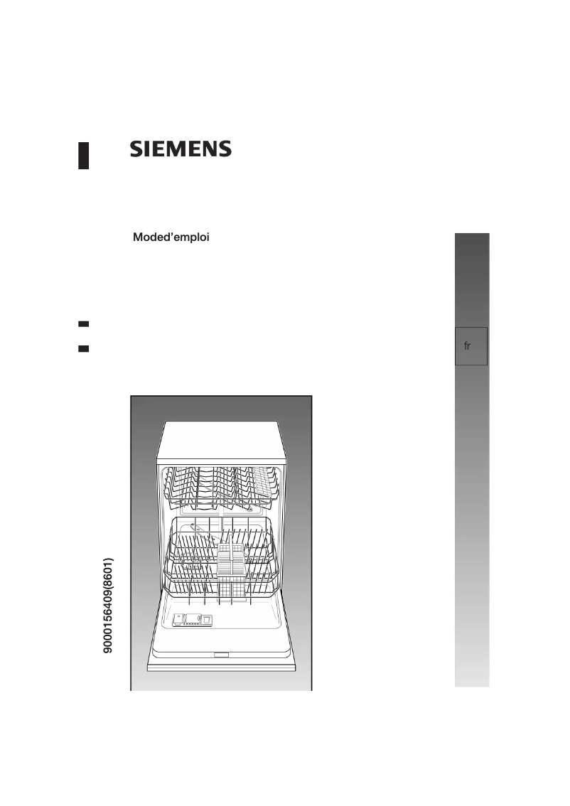 Page 1 of the manual User Manual Siemens SE54M562EU