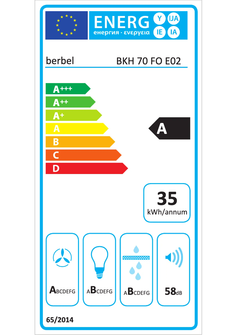 Page 1 of the manual User Manual Berbel BKH 70 FO