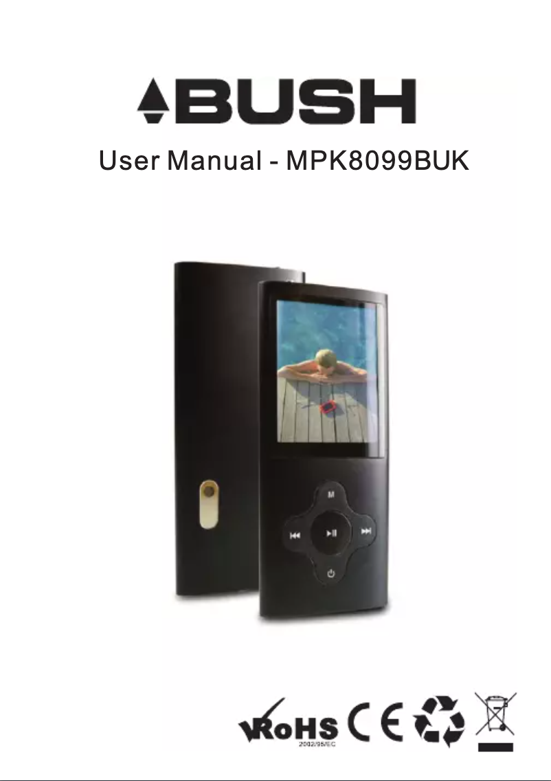 First page image of the manual for MPK8099BUK