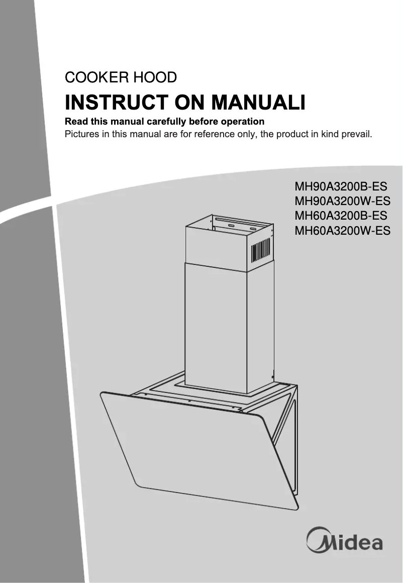 First page image of the manual for MH60A3200W-ES