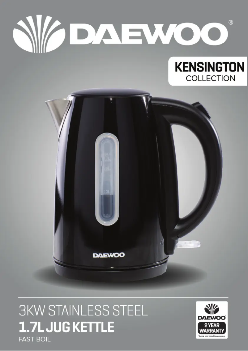 Page 1 of the manual User Manual Daewoo Kensington SDA1684