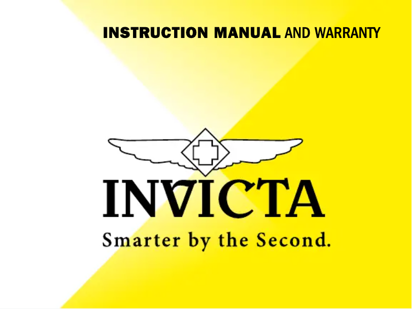 Page 1 of the manual User Manual Invicta Specialty 12173