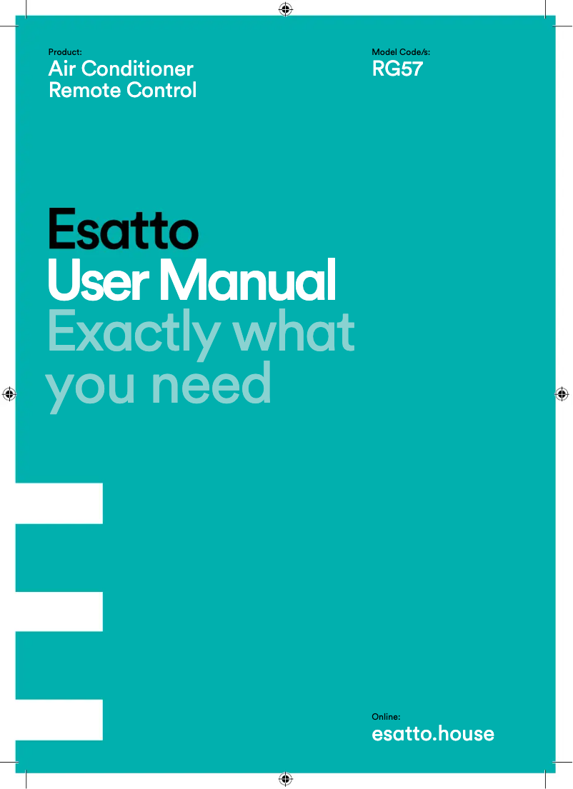 Page 1 of the manual User Manual Esatto EPAC41CPK