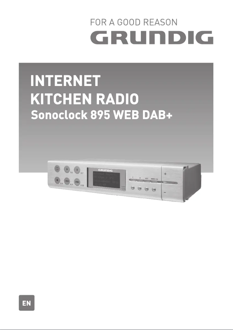 Page 1 of the manual User Manual Grundig Sonoclock 895 WEB DAB+
