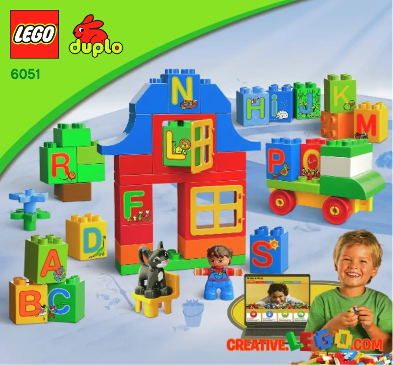 Page 1 of the manual User Manual Lego ® DUPLO® Play with Letters