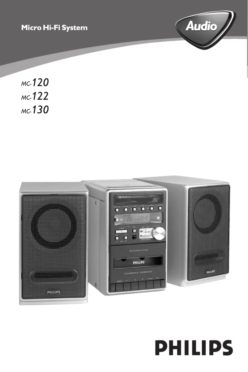 First page image of the manual for MC-120