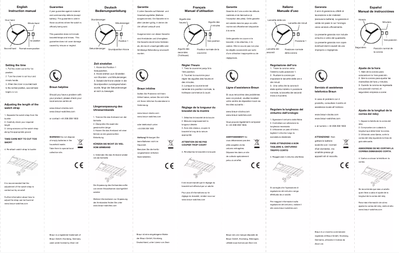 First page image of the manual for BN0111G