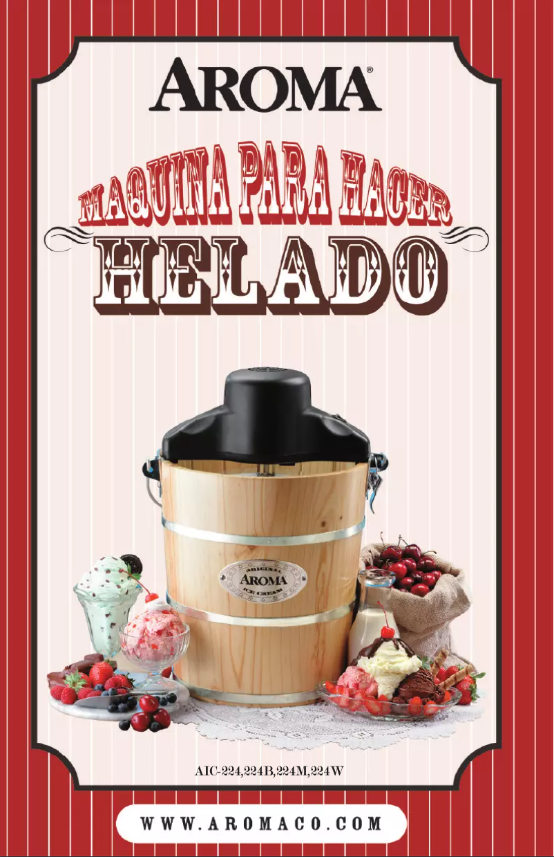 First page image of the manual for AIC-224W