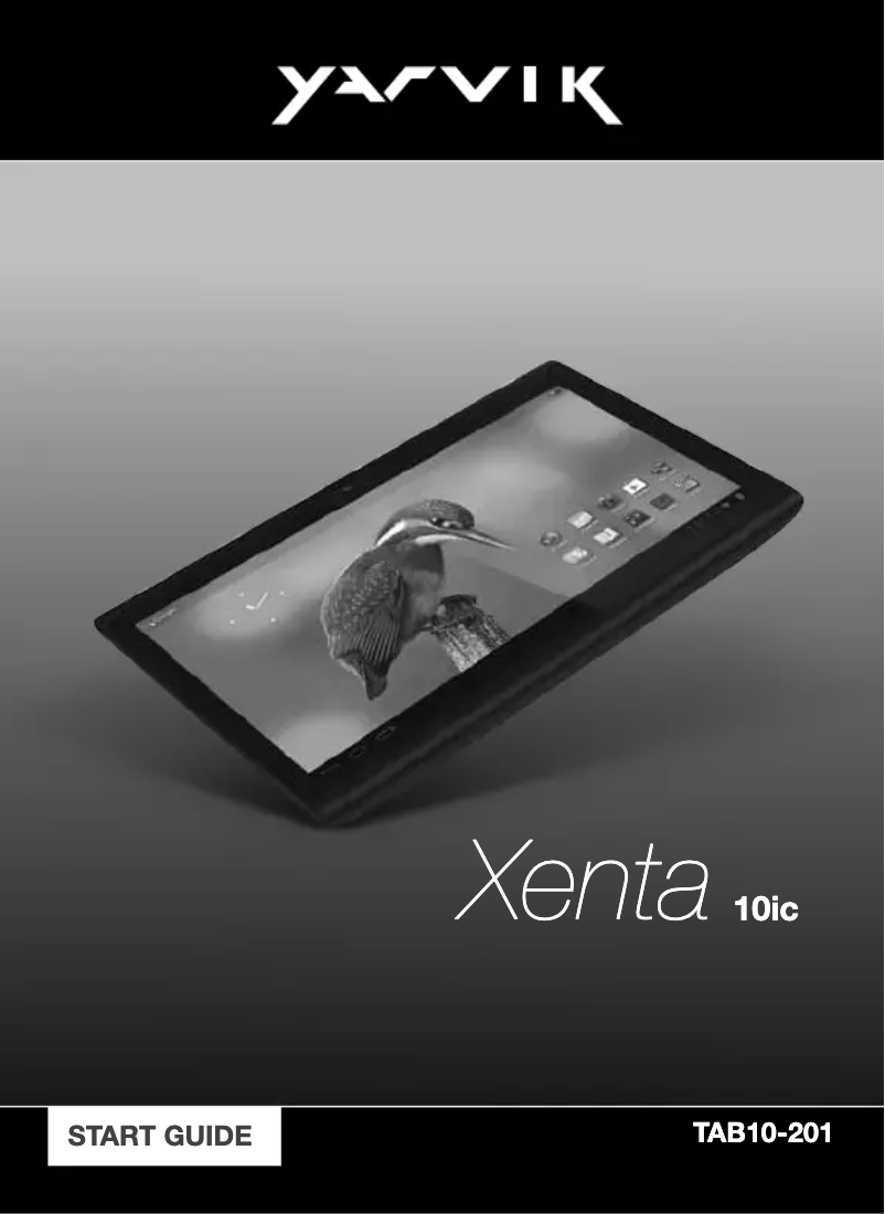 Page 1 of the manual User Manual Yarvik Xenta TAB10-201