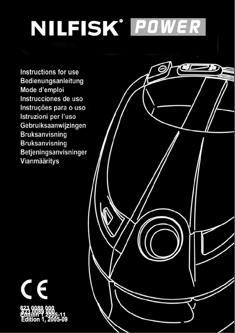 Page 1 of the manual User Manual Nilfisk Power
