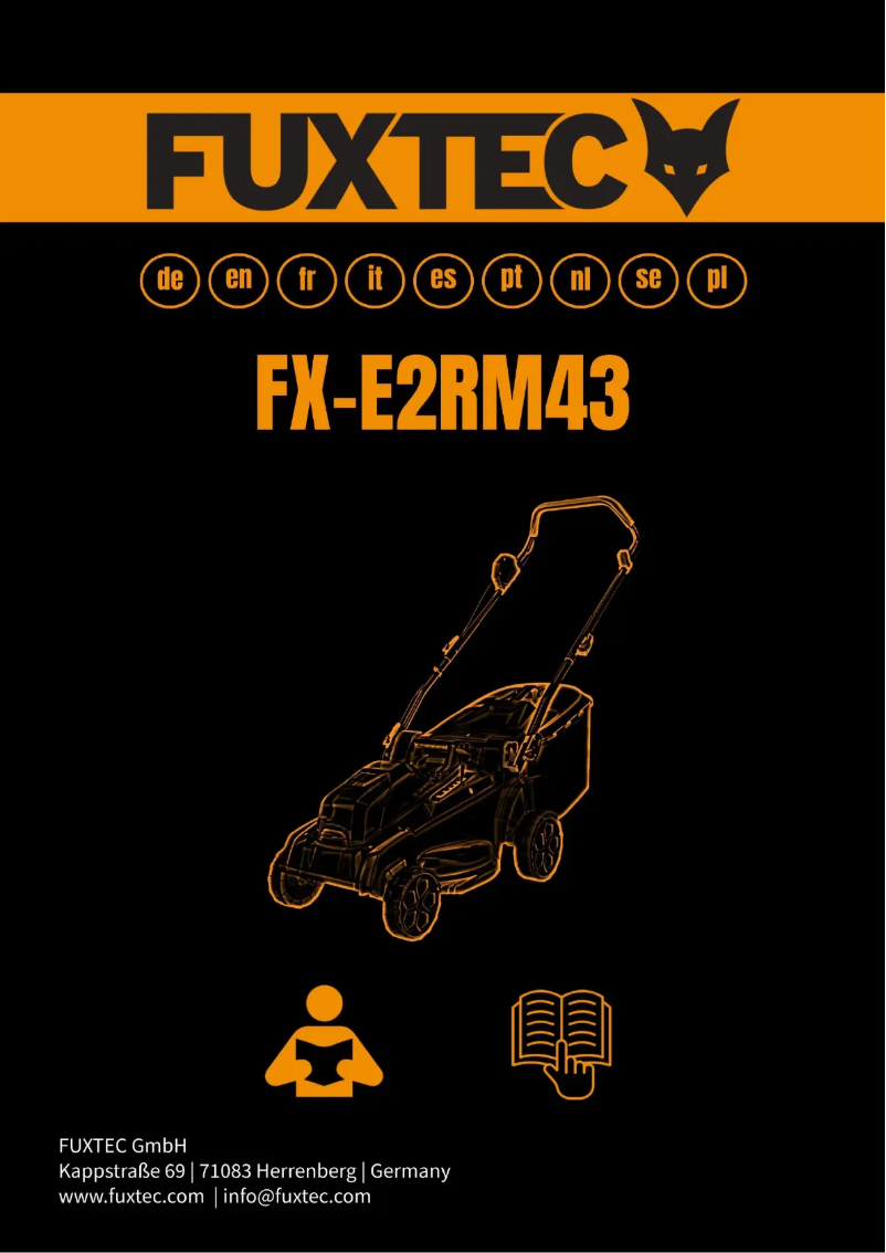First page image of the manual for FX-E2RM43