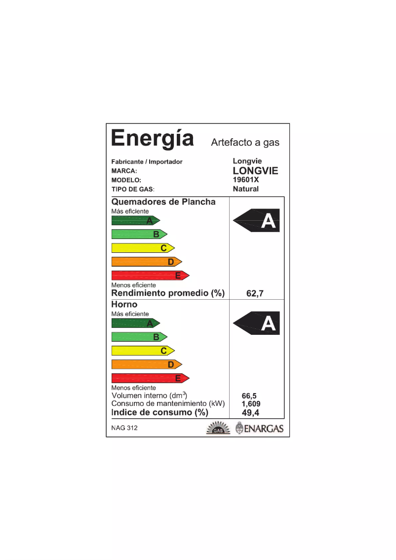 Page 1 of the manual User Manual Longvie 19601X